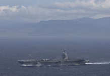 El portaaviones USS Gerald Ford ya se encuentra bajo las órdenes del Comando Sur de Estados Unidos para América Latina