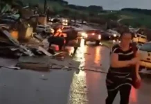Tornado en el sur de Brasil deja 6 muertos y 10.000 personas sin hogar
