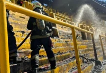 Incendio en la Bombonera: los bomberos controlaron el fuego tras el Superclásico sin heridos