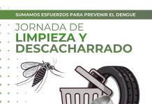 Jornada de limpieza y descacharrado para prevenir el dengue