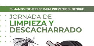 Jornada de limpieza y descacharrado para prevenir el dengue