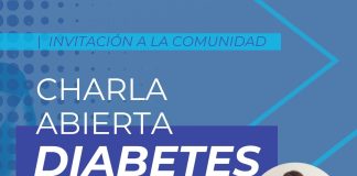 Charla abierta a la comunidad sobre hábitos y prevención de diabetes