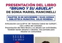 Presentación del libre «Bruno y su abuela», de Sonia Mariel Mancinelli
