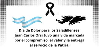 Fallecimiento del Veterano de la Guerra de Malvinas «Juan Carlos Orsi»
