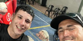 Otra por KO del zurdito Mateo Miramont