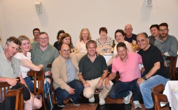 20 tamberos irlandeses visitaron Saladillo y recorrieron la Estancia Santa María del Recuerdo