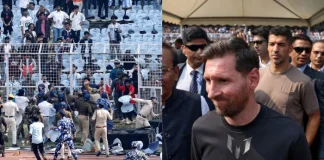 Caos total en Calcuta: Messi se fue antes y los hinchas destrozaron el estadio Salt Lake