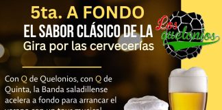 El viernes 5 de diciembre «Los Quelonios» ponen en marcha el verano girando una vez más por las Cervecerías de Saladillo