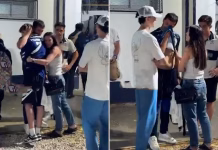 Las lágrimas del DT de Gimnasia tras perder el clásico de La Plata frente a Estudiantes: el gesto de su familia