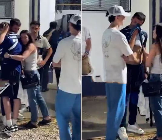 Las lágrimas del DT de Gimnasia tras perder el clásico de La Plata frente a Estudiantes: el gesto de su familia