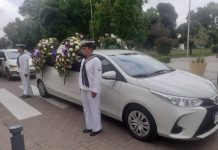 El sepelio del «Veterano de Guerra de Malvinas Juan Carlos Orsi»