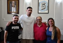 Reconocimiento al arquero saladillense Gonzalo Laborda