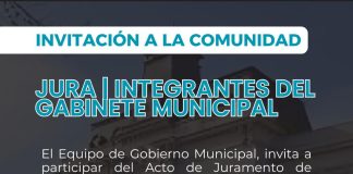Jura de integrantes del nuevo gabinete municipal