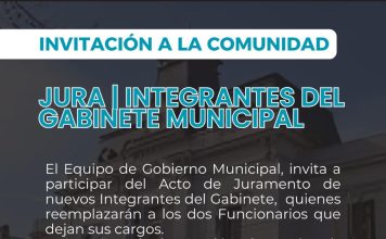 Jura de integrantes del nuevo gabinete municipal