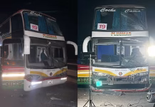 Chocaron tres micros con hinchas de Estudiantes que iban a Santiago del Estero por la final del Clausura