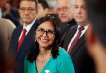 Delcy Rodríguez fue juramentada como jefa del régimen de Venezuela tras la captura de Maduro