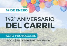 142° aniversario de la localidad de Del Carril