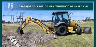 Trabajos de la dirreción de mantenimiento de la red vial