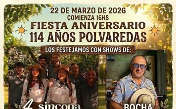 Fiesta aniversario 114º años de Polvaredas