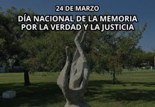 24 de marzo día nacional de la memoria por la verdad y la justicia