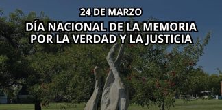 24 de marzo día nacional de la memoria por la verdad y la justicia