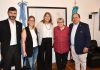 El Intendente José Luis Salomón y funcionarios mantuvieron una reunión con la Directora General de Cultura y Educación, Flavia Terigi