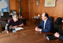 El Intendente José Luis Salomón se reunió con el Director Provincial de Arquitectura