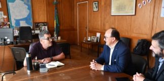 El Intendente José Luis Salomón se reunió con el Director Provincial de Arquitectura
