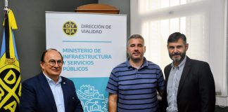 El Intendente José Luis Salomón visitó al administrador de vialidad de la provincia de Buenos Aires DVBA