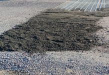 Tareas de relleno en cruces de vías