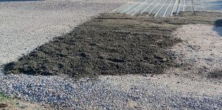 Tareas de relleno en cruces de vías