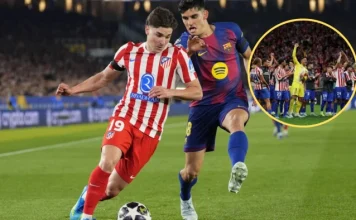 Atlético de Madrid sufrió ante Barcelona, pero se metió en semifinales de la Champions League