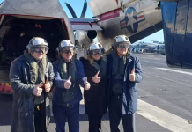 Milei arribó al portaaviones USS Nimitz y participa de los ejercicios navales conjuntos con Estados Unidos