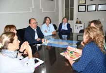 Reunión con las inspectoras de Saladillo
