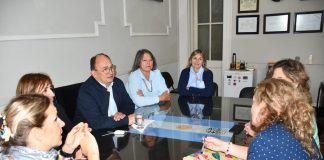 Reunión con las inspectoras de Saladillo