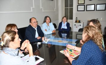 Reunión con las inspectoras de Saladillo