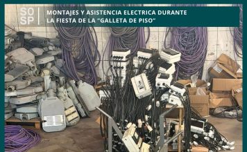 Montajes y asistencia eléctrica durante la fiesta de la «Galleta de Piso»
