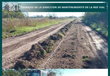 Trabajos de la dirección de mantenimiento de la red vial