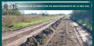 Trabajos de la dirección de mantenimiento de la red vial