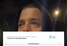 Sin cinturón y filmando: inhabilitan a Santiago Maratea
