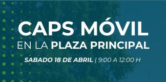 El CAPS Móvil estará este sábado en la Plaza Principal con servicios de salud