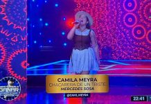 Camila Meyra volvió a destacarse en “Bienvenidos a Ganar”