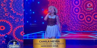 Camila Meyra volvió a destacarse en “Bienvenidos a Ganar”