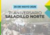 Saladillo Norte celebra su 7° aniversario con desfile tradicionalista