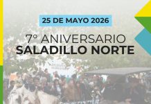 Saladillo Norte celebra su 7° aniversario con desfile tradicionalista