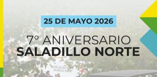 Saladillo Norte celebra su 7° aniversario con desfile tradicionalista