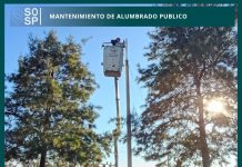 Trabajos de mantenimiento del alumbrado público