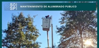 Trabajos de mantenimiento del alumbrado público