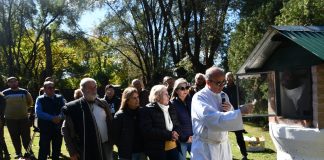 Entronizan imagen de la Virgen de Luján en la Sociedad Rural de Saladillo