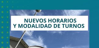 Nuevos horarios y modalidad de turnos en la unidad sanitaria de Del Carril